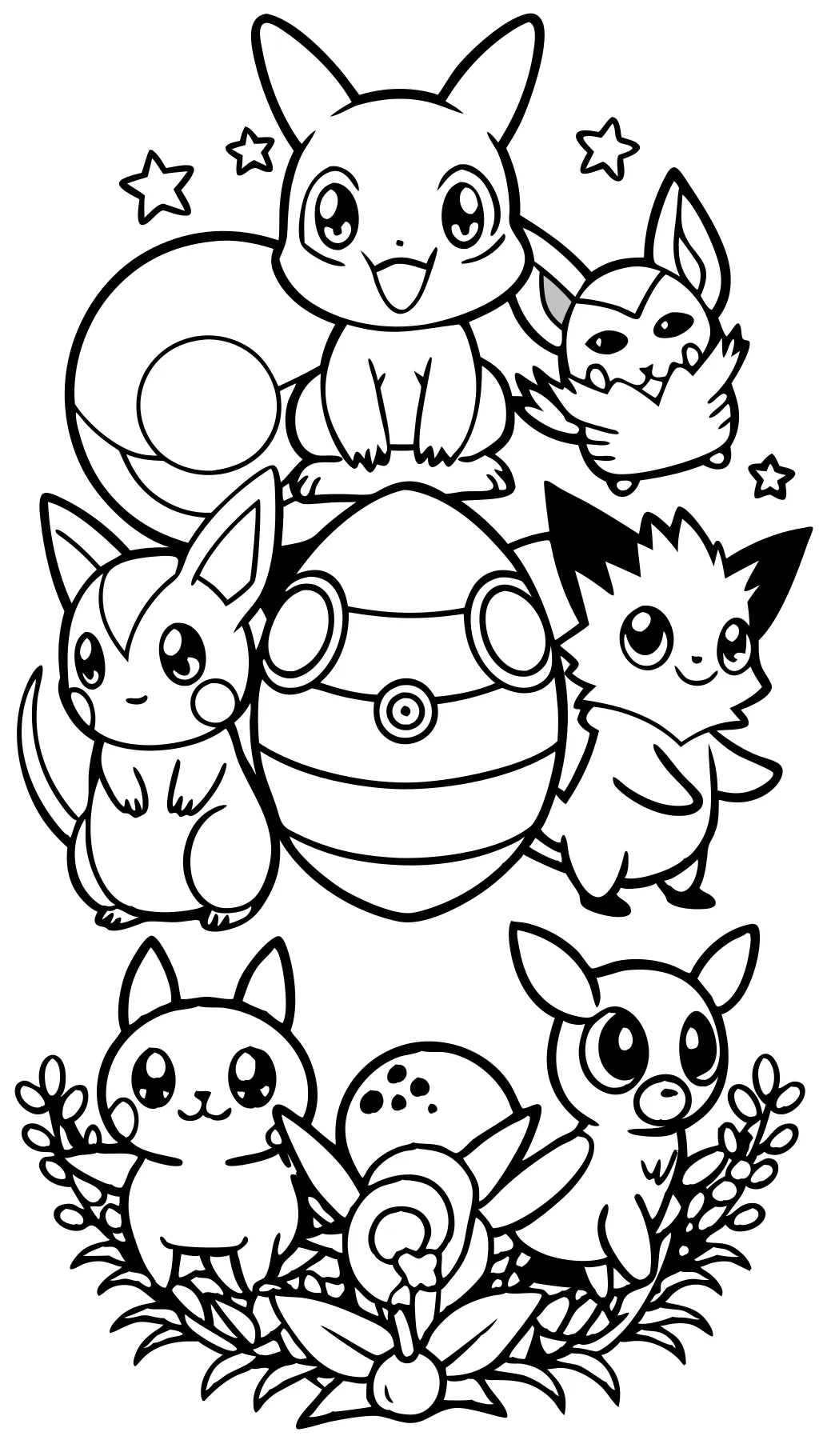 Páginas para colorear de Pokémon gratis para imprimir